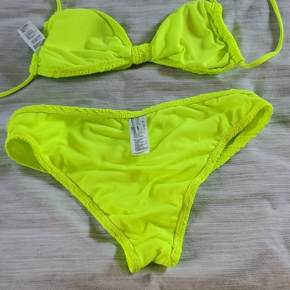 Neon Yellow Bikini - Picture 4 of 7